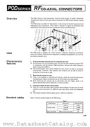 POD-PR01 datasheet pdf Hirose Electric
