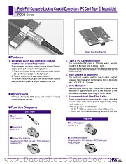 POD3-PR-1 datasheet pdf Hirose Electric