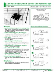 U.FL-LP-N-2 datasheet pdf Hirose Electric
