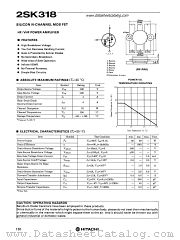 2SK318 datasheet pdf Hitachi Semiconductor