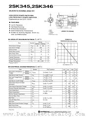 2SK346 datasheet pdf Hitachi Semiconductor