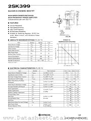 2SK399 datasheet pdf Hitachi Semiconductor