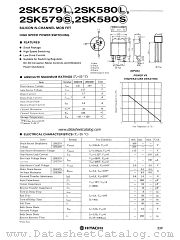 2SK579L datasheet pdf Hitachi Semiconductor