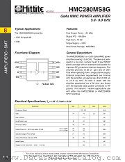 HMC280MS8G datasheet pdf Hittite Microwave Corporation
