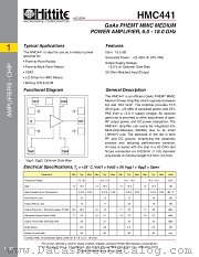 HMC441 datasheet pdf Hittite Microwave Corporation