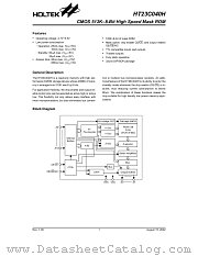 HT23C040H datasheet pdf Holtek Semiconductor