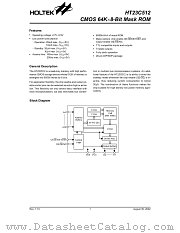 HT23C512 datasheet pdf Holtek Semiconductor
