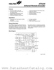 HT6230 datasheet pdf Holtek Semiconductor
