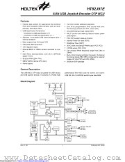 HT82J97E datasheet pdf Holtek Semiconductor