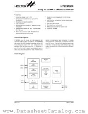 HT82M98A datasheet pdf Holtek Semiconductor