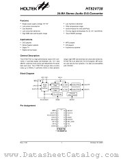 HT82V738 datasheet pdf Holtek Semiconductor