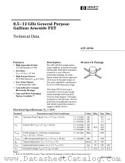 ATF-10736-TR1 datasheet pdf Agilent (Hewlett-Packard)