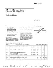 ATF-25170 datasheet pdf Agilent (Hewlett-Packard)