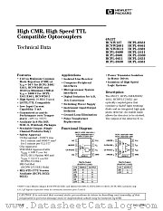 6N137 datasheet pdf Agilent (Hewlett-Packard)