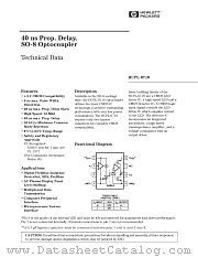 HCPL-0710500 datasheet pdf Agilent (Hewlett-Packard)
