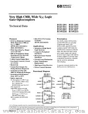 HCNW-2211 datasheet pdf Agilent (Hewlett-Packard)