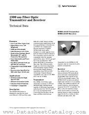 HFBR-2316T datasheet pdf Agilent (Hewlett-Packard)
