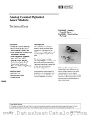 LSA3821-SF datasheet pdf Agilent (Hewlett-Packard)