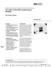LSC2110-622-SF datasheet pdf Agilent (Hewlett-Packard)