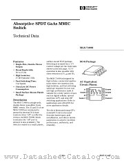 MGS-71008 datasheet pdf Agilent (Hewlett-Packard)