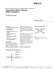 MSA-0436-TR1 datasheet pdf Agilent (Hewlett-Packard)