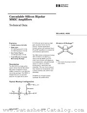 MSA-0836-BLK datasheet pdf Agilent (Hewlett-Packard)