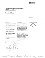 MSA-0986-BLK datasheet pdf Agilent (Hewlett-Packard)