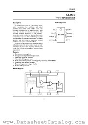GL6850 datasheet pdf Hynix Semiconductor