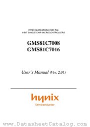 GMS81C7008K datasheet pdf Hynix Semiconductor