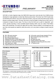 HB7121BELECTRONICS datasheet pdf Hynix Semiconductor