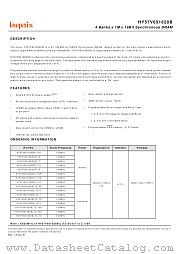 HY57V651620BLTC-10 datasheet pdf Hynix Semiconductor