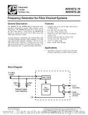 AV9107C-20CS08 datasheet pdf Integrated Circuit Systems