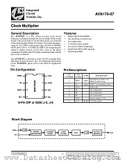AV9170-07 datasheet pdf Integrated Circuit Systems