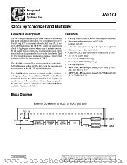 AV9170-02CS8 datasheet pdf Integrated Circuit Systems