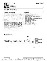 AV9173-01CN08 datasheet pdf Integrated Circuit Systems