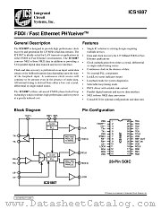 ICS1887 datasheet pdf Integrated Circuit Systems