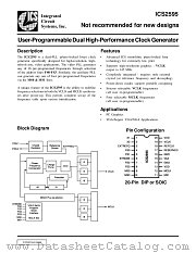 ICS2595 datasheet pdf Integrated Circuit Systems