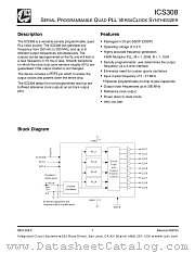 ICS308RIT datasheet pdf Integrated Circuit Systems