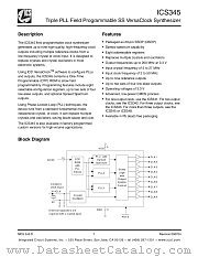 ICS345RP datasheet pdf Integrated Circuit Systems
