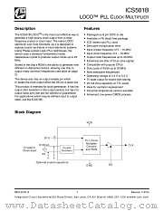 ICS501-DWF datasheet pdf Integrated Circuit Systems