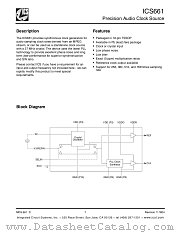 ICS661 datasheet pdf Integrated Circuit Systems