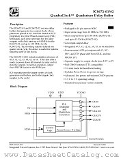 ICS672M-01T datasheet pdf Integrated Circuit Systems