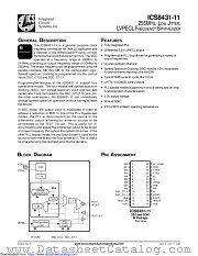 ICS8431-11 datasheet pdf Integrated Circuit Systems