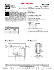 ICS84326AM datasheet pdf Integrated Circuit Systems