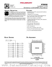 ICS8520 datasheet pdf Integrated Circuit Systems