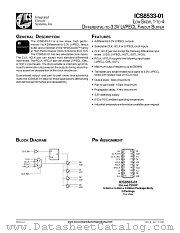 ICS8533AG-01 datasheet pdf Integrated Circuit Systems