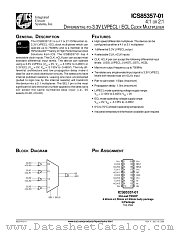 ICS85357AG-01T datasheet pdf Integrated Circuit Systems