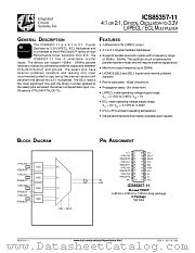 ICS85357AG-11T datasheet pdf Integrated Circuit Systems