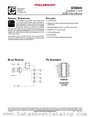 ICS8543BG datasheet pdf Integrated Circuit Systems