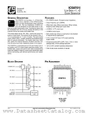 ICS8701CYI datasheet pdf Integrated Circuit Systems